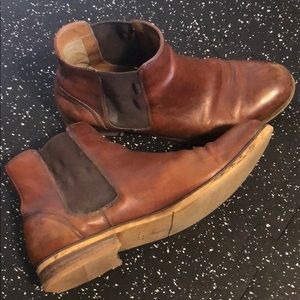 Aldo Brown Leather Chelsea Boots-Used